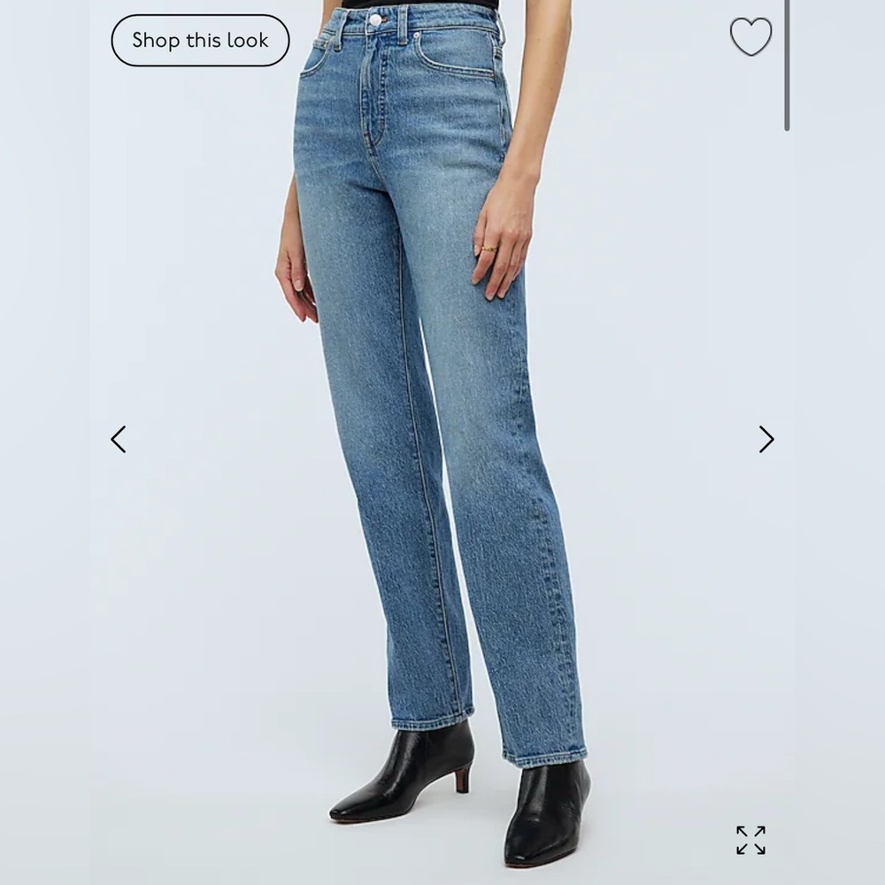 madewell 90s straight jean